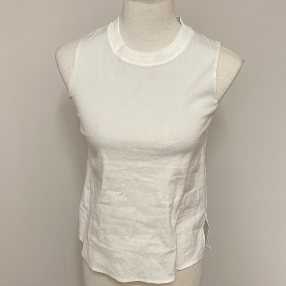NWT Vince Sleeveless White Tank - Picture 1 of 5